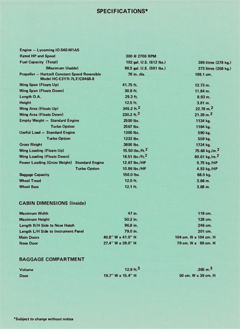 Trident Trigull Specifications (PDF)