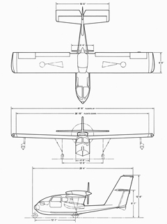 Trident Trigull 3-view Drawing (jpg)